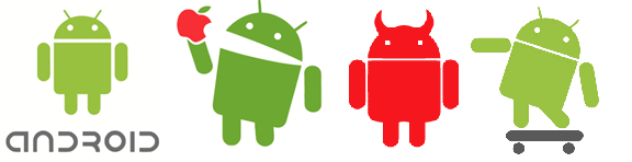 [Vector Images] Android depicted as other ch… | Android Development and